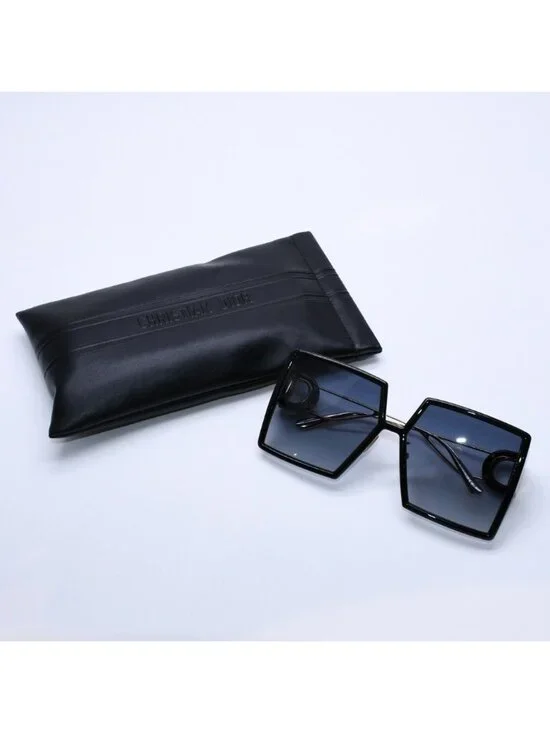 Dior Square Frame Sunglasses 58 15 Eyewear Gold