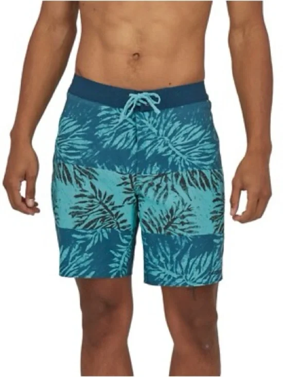 Patagonia Men's Hydropeak Tropical Board Swim Shorts Size 32