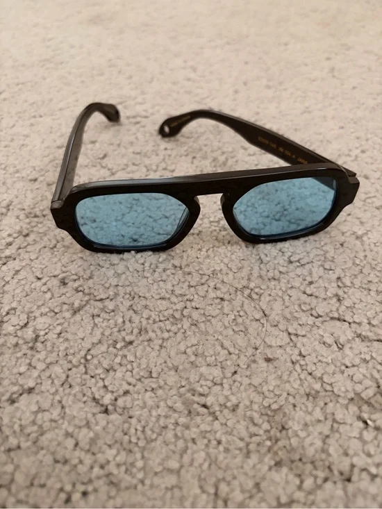 Elisa Johnson Jane Mini Blue Sunglasses