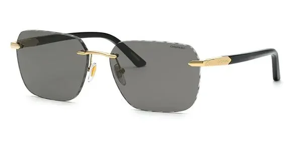 Chopard SCHG62 Grey Polarized Rimless Sunglasses