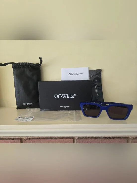 Off-White Branson OERI111 Eyeglasses Blue 4507 Authentic 53-19-145