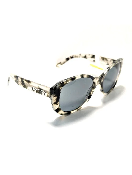 DKNY DY4136 Gray UV White Tortoise Cat Eye Women's Fashion Sunglasses 56-19-135