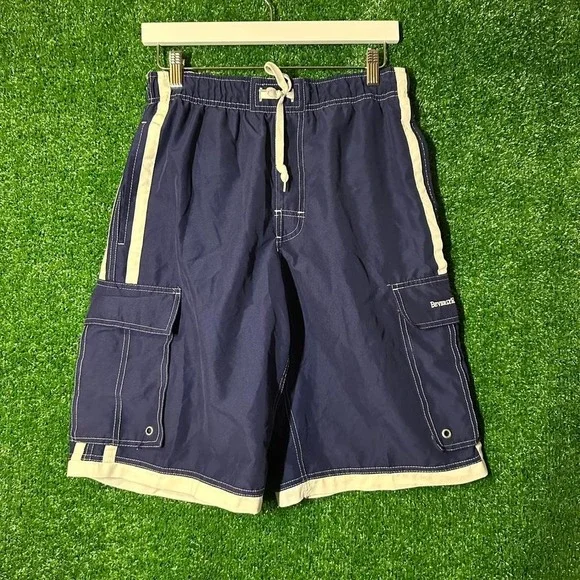 Polo Beverly Hills navy blue swim‎ trunks