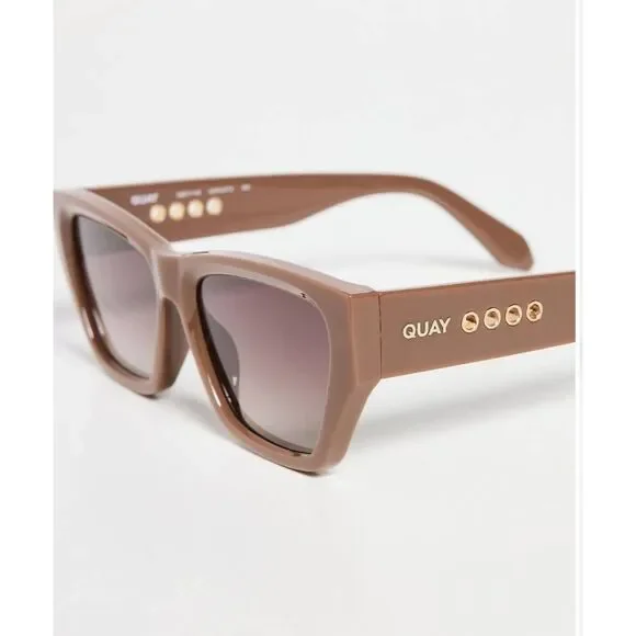 Quay Australia No Apologies‎ Sunglasses- Doe/Brown