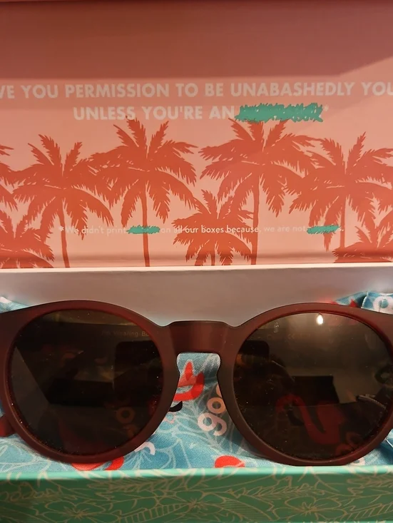 Women's Burgundy Sunglasses