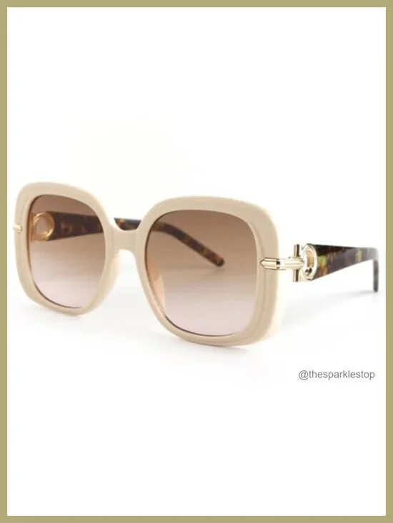 Oversized Square Sunglasses with Thick Frame UV400 Protection Retrowear