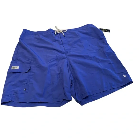 Polo Ralph Lauren Men’s Big & Tall Classic Swim Trunks‎ Blue Size 4XB NEW/NWT