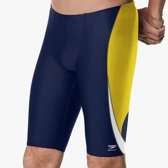 Speedo Mens 22 Standard‎ Swimsuit Jammer Endurance+ Splice Team Colors 22