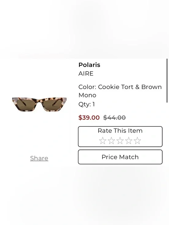 Polaris AIRE sunglasses