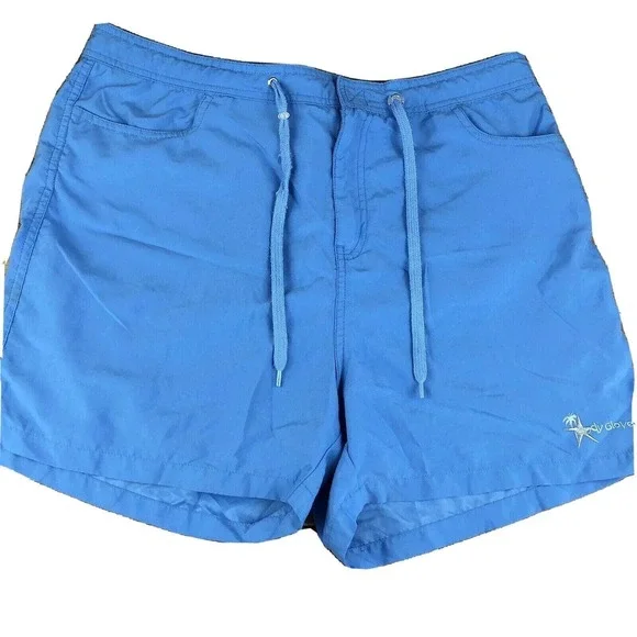Body Glove Vintage‎ 90s Beach Shorts Size XXL Powder Blue Surfer Beach Gear