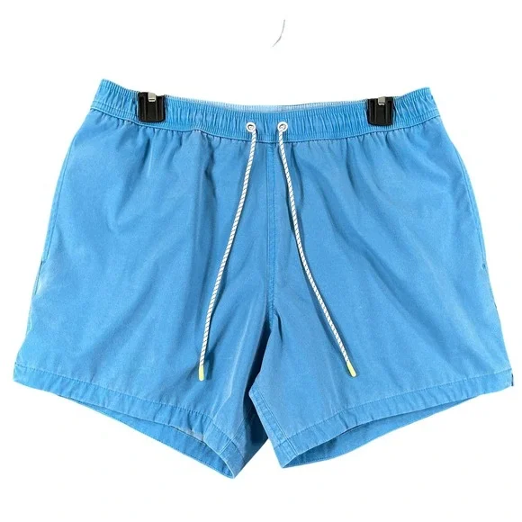 Bonobos Riviera Swim Trunks Mens M Blue Stretch Mesh Liner Beachwear