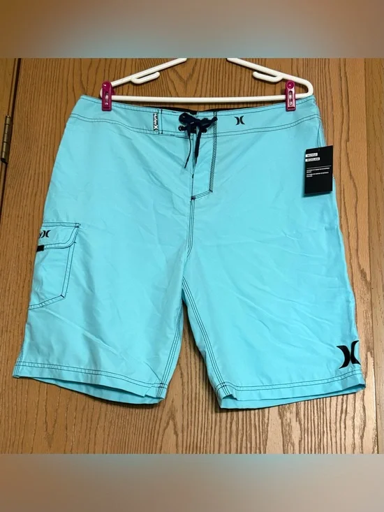 NEW With Tags Hurley Men's One and Only Board Shorts Size 36 Leg Pocket 22