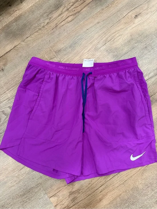 Nike Men’s Purple Swim Hybrids with White Swoosh