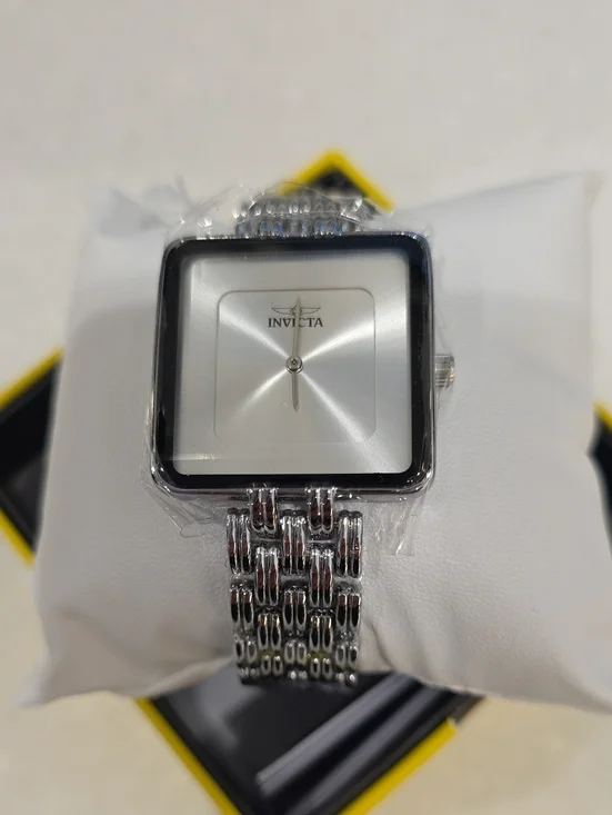 568.  Invicta Celestial 70423 Women's Silver Square Watch 32mm Quartz