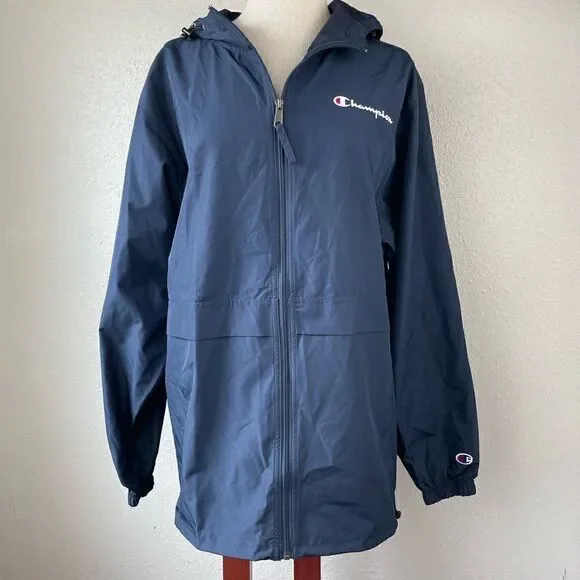NWT Champion Navy Blue Windbreaker Size M