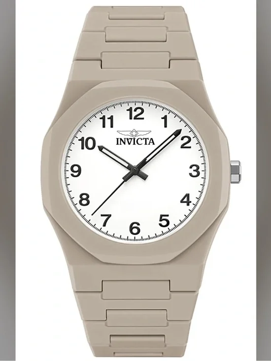 NEW Invicta Celestial Lady 40mm Apricot Tone Case White Metal Dial Apricot Band