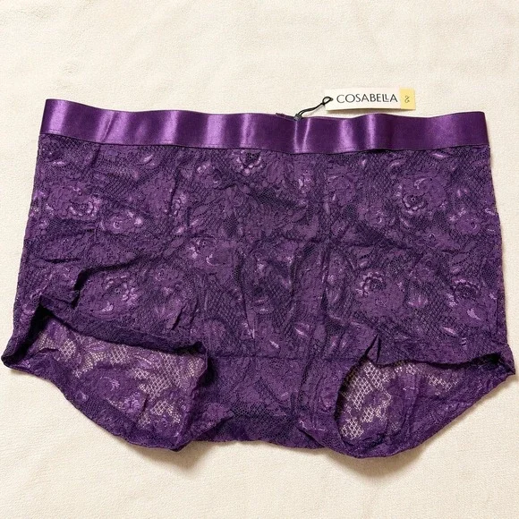 COSABELLA Men's Classic Trunk Purple Lace Underwear - XL‎ / NWT
