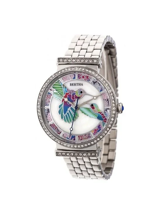NWT Bertha Emily Crystal Ladies Watch
