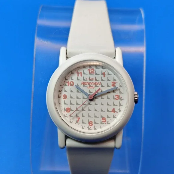 Vintage 1989 Timex Water Colors Sail Boat Dial 24mm Women's Quartz Watch Restore