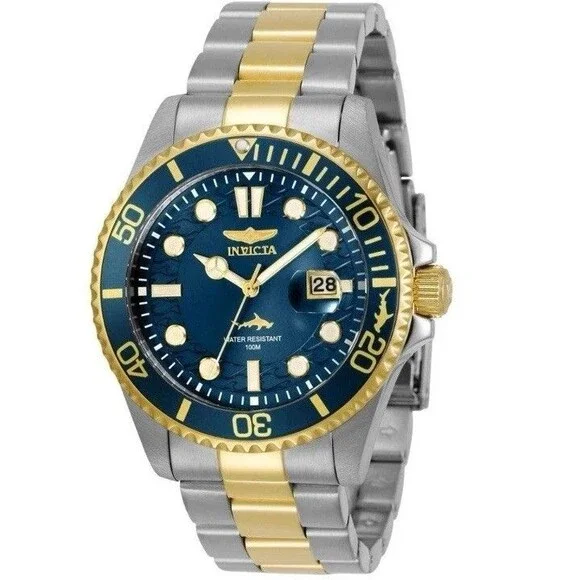Stylish & Classy Invicta Pro Diver Men’s  Blue Dial Quartz W/Date 100m