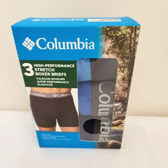 COLUMBIA Boxer Briefs Men's XLarge 40