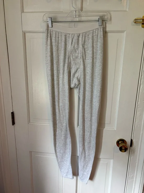Patagonia Capilene Base Layer Leggings Long Underwear Gray White, Sz Medium (M)