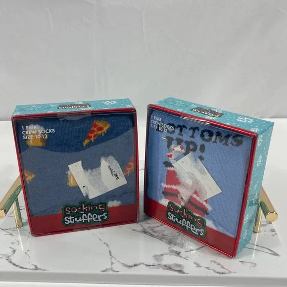 NWT Stocking Stuffers Crew Socks 2 Pack
