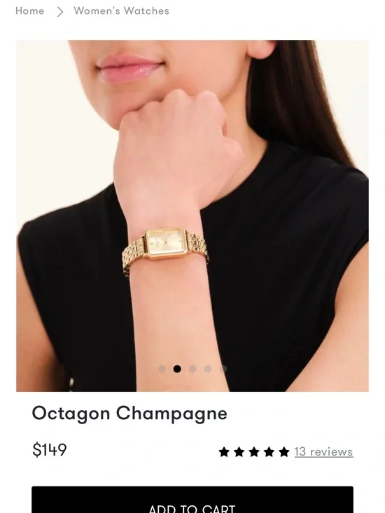 Gold Women's Watch