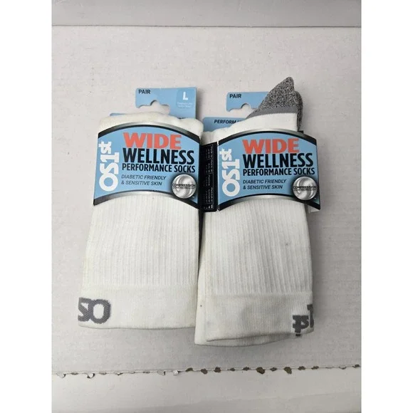 Os1st‎ Wide Wellness Performance Socks sz Large 2 pairs