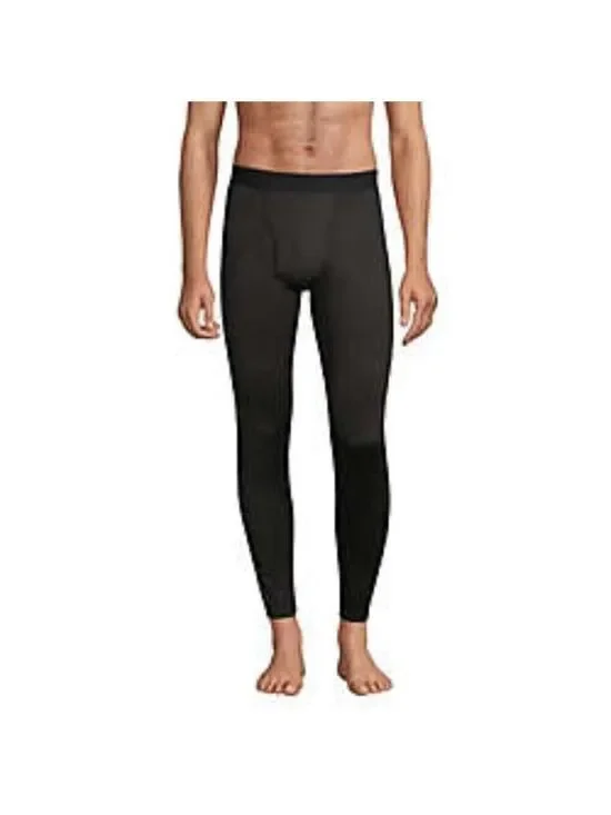 Lands End Men's Stretch Thermaskin Long Underwear Pants Base Layer Size Large