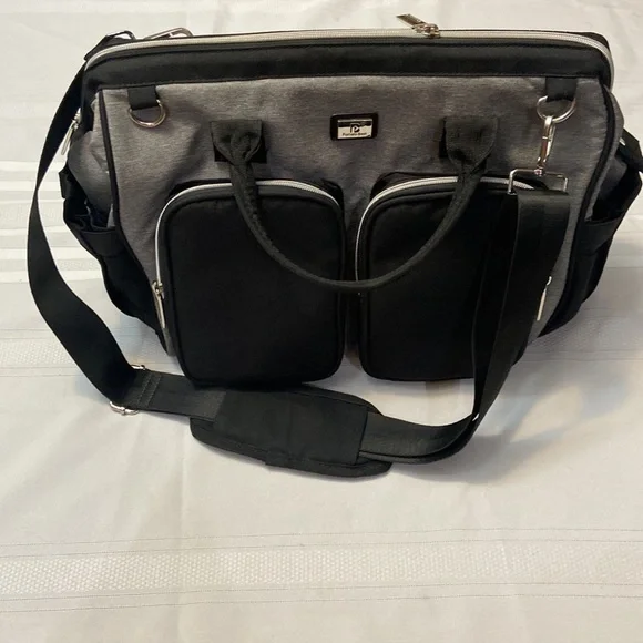 Baby Multi Compartment Tote Bag With Shoulder Strap