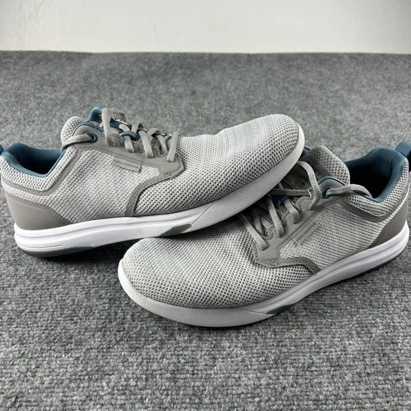 TravisMathew The Moneymaker‎ Golf Shoes Mens 10.5 Grey Blue Spikeless 1MAA224