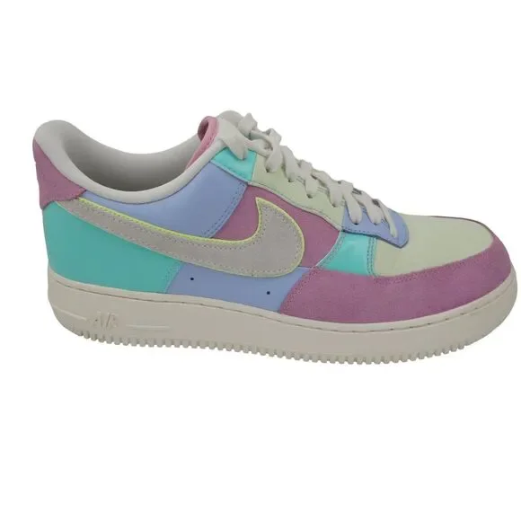 Nike Air Force One Men's 13 Low Top Spring Patchwork Easter Egg AH8462-400 2018