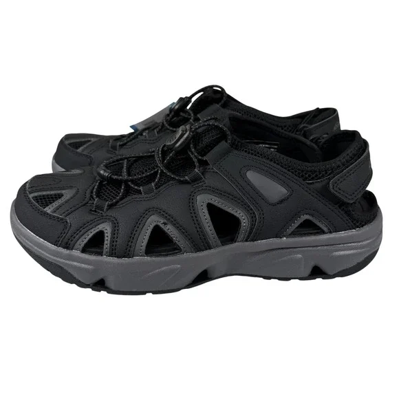 Eddie Bauer Mens 9 Laketrail Sandal Black Hiking Outdoor Gorpcore New