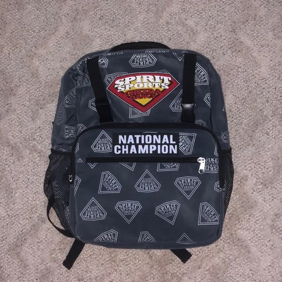 Varsity Spirit Sports National Champion Black & Red Backpack