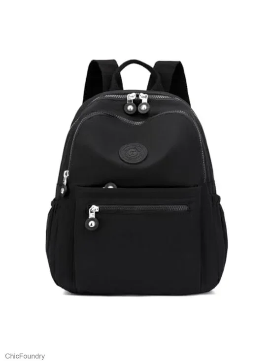 Mini Nylon Backpack Purse Lightweight Waterproof Travel Multi-Pockets