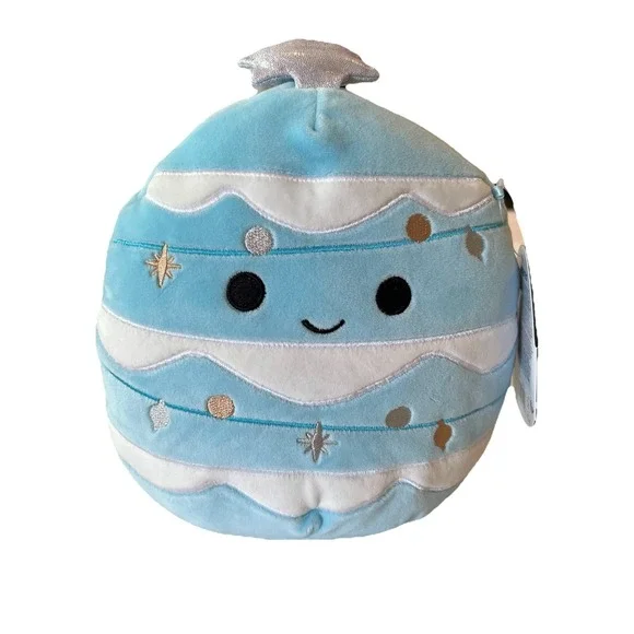 Squishmallows NWT Keiko Plush Toy‎ Blue Christmas Tree, 5