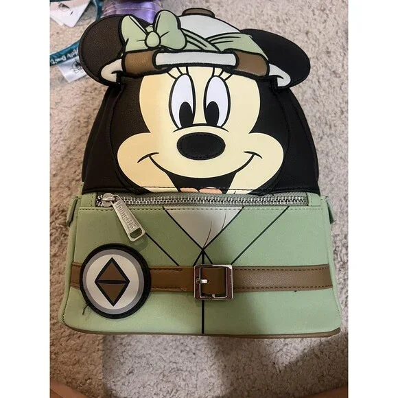 Loungefly Disney Parks Animal Kingdom Minnie Safari Mini Backpack NWT Wdw