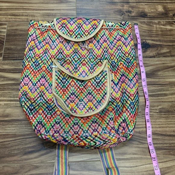 M. M. M. Artesanías backpack, multicolor, New