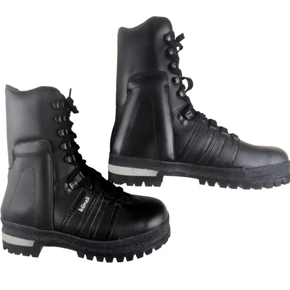 Kunzli Men's Black Combat Boots Orthopedic Ankle Stabilizer Size 7 Swiss‎ Made