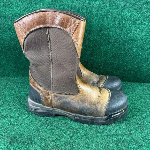 Carhartt Men's Size 13 Ground Force Composite Toe Brown Work Boots CME1355