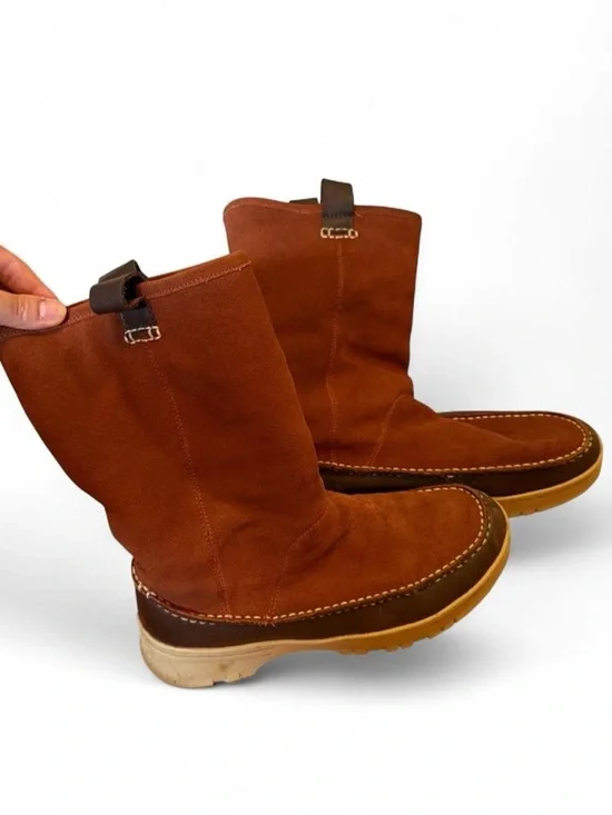 Sperry Brown Suede Pull-On Boots