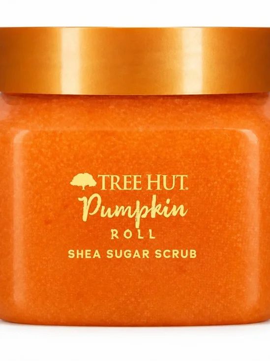 Tree Hut Pumpkin Roll Shea Sugar Scrub - Orange Exfoliant