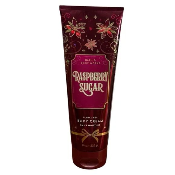 Bath & Body Works Raspberry Sugar Shea Ultra Shea Body Cream 24 Hour‎ Moisture