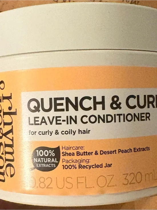 Quench & Curl Leave-In Conditioner — Peach Tone