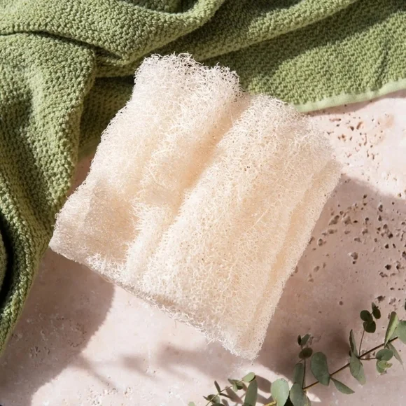 Natural Raw Loofah For Bathing Exfoliating New