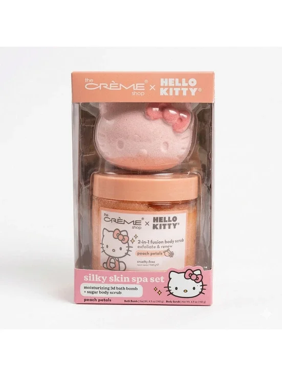 The Crème Shop x Hello Kitty Silky Skin Spa Gift Set (Peach)
