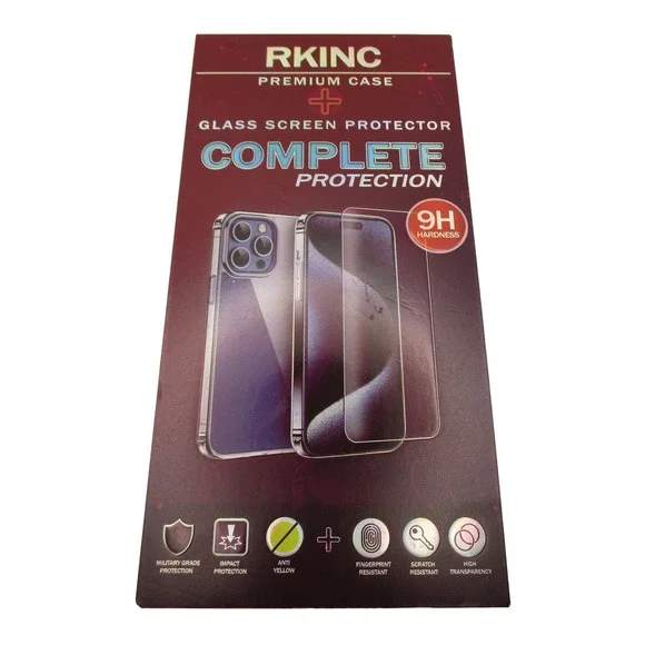 RKINC Samsung Galaxy A32 5G Case Clear Shockproof Military Grade 3 Screen Guards