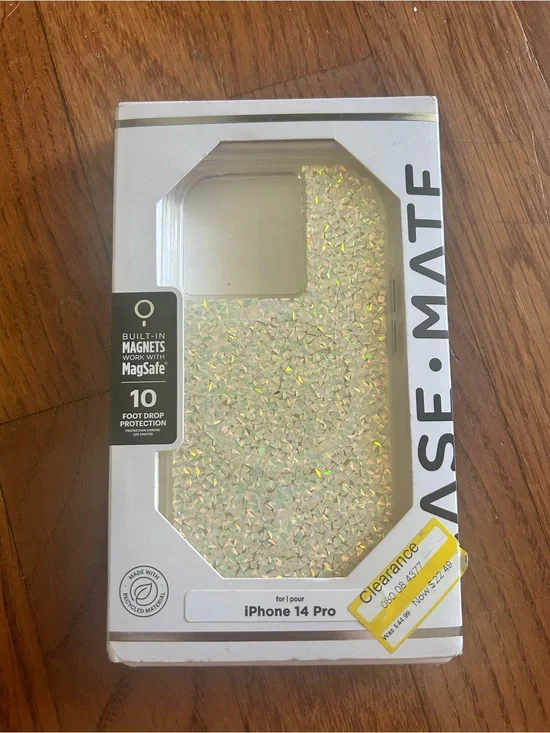 Case-Mate Glitter MagSafe-Compatible iPhone 14 Pro Case -
