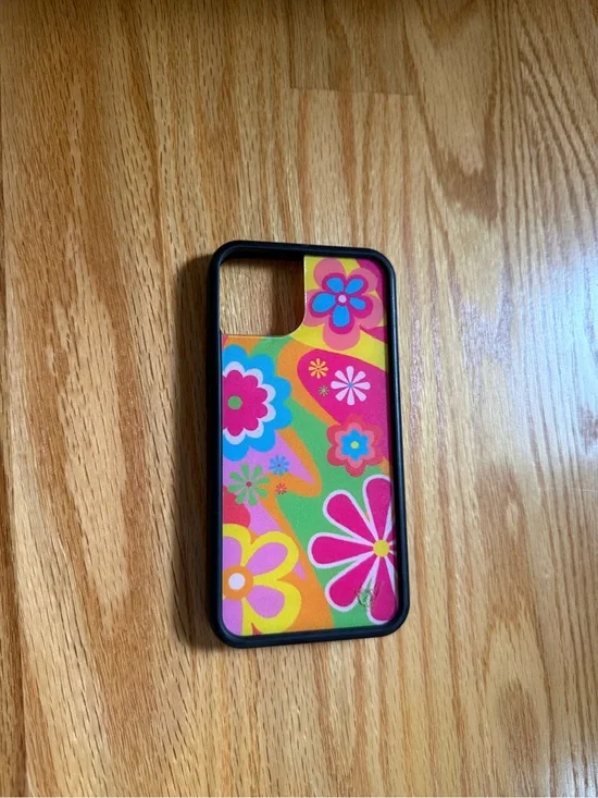 Colorful Floral Phone Case - Pink, Green, Yellow